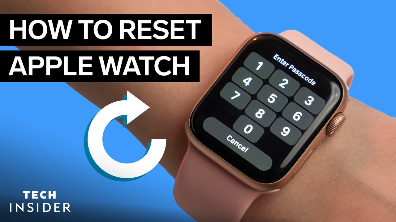 how to reset apple watch